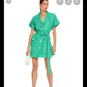 Talulah Green Linen dress